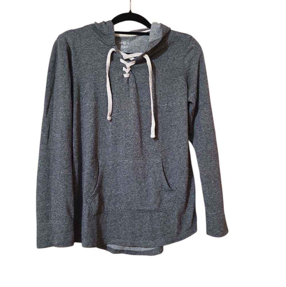 Gray Hoodie Tunic